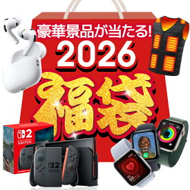【福袋2026】＼豪華景品が抽選で当たる！／ 発熱ベスト＋モバイルバッテリーなど合計7点入り！ Switch2・AirPods Pro 3・Apple Watch SE が当たるチャンス！ 全員当選確実！ 新春 初売り お楽しみ袋 セット 詰め合わせ 送料無料