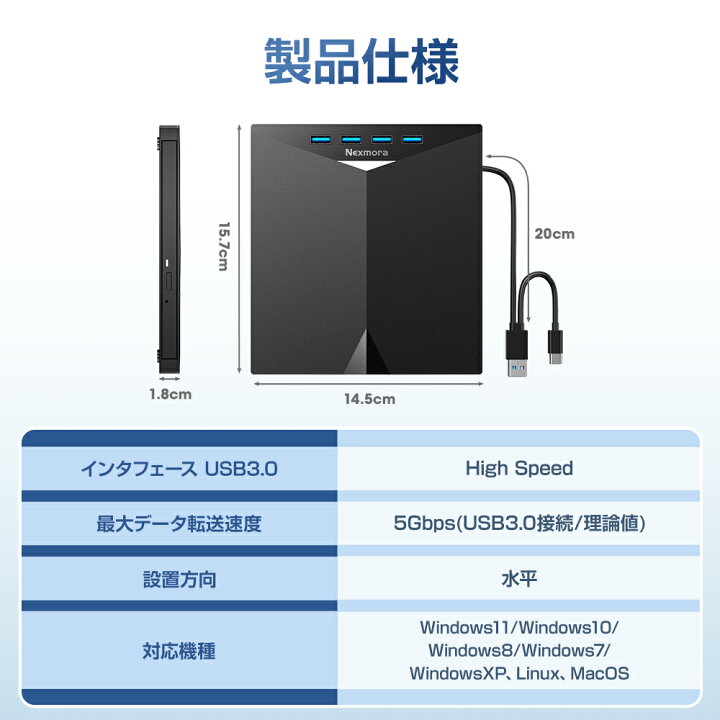 楽天市場】【激アツ価格＆クーポンで9,980円】 ブルーレイドライブ 外 
