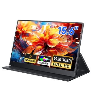 ���o�C�����j�^�[ 15.6�C���` 1920*1080 ���o�C���f�B�X�v���C �|�[�^�u�����j�^�[ IPS�t���p�l�� ������� ���^ �y�� �}�O�l�b�g�ی�J�o�[�t�� USB Type-C �~�jHDMI PS4/XBOX/Sw-itch/PC/Mac�ȂǑΉ� ��