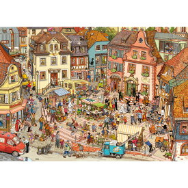 HEYE Puzzle・ヘイパズル 29884 G&#246;bel / Knorr : Market Place 1000ピース 48×67.2 cm