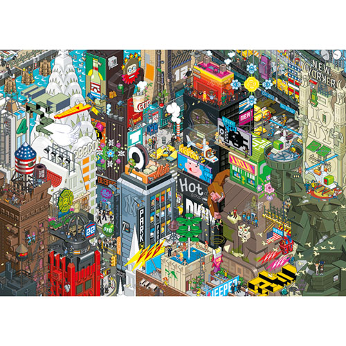 ジグソーパズル HEYE Puzzle ヘイパズル 1000ピース クリアランスsale 期間限定 29914 York Quest eBoy New 高品質新品 :