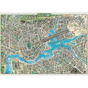HEYE PuzzleEwCpY 29844 Bayerischer Rundfunk/Designliga : City of Pop 2000s[X