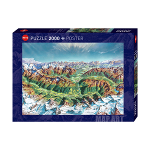 HEYE Puzzle�E�w�C�p�Y�� 30069 H.C. Berann : Alpine Mountain World 1000�s�[�X