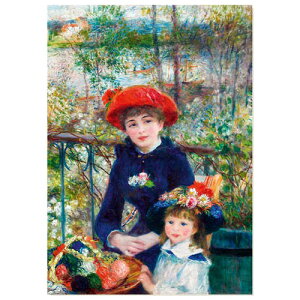 D-Toys�E�f�B�[�g�C�Y�p�Y�� 66909-RE01 Pierre-Auguste Renoir : Two Sisters (On The Terrace) 1000�s�[�X 47×68cm