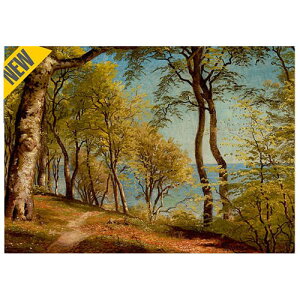 D-Toys�E�f�B�[�g�C�Y�p�Y�� 77417-MO01 Peder Mrk Mnsted : Birch Trees at a Coast 1000�s�[�X 47×68cm