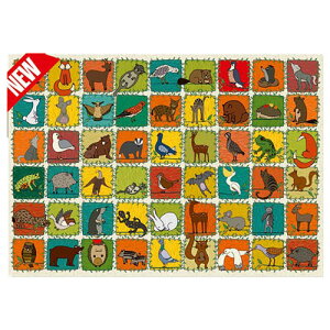 D-ToysEfB[gCYpY 77134 Pattern : Forest Animals 1000s[X 47×68cm