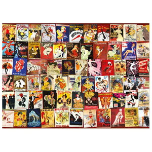 D-Toys�E�f�B�[�g�C�Y�p�Y�� 74362-VC06 Vintage Collage : Cabare Postcards 1000�s�[�X 47×68cm