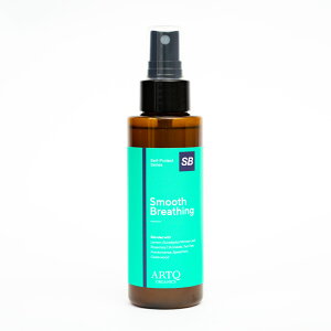 【花粉対策】スムースブリージングブレンドスプレー 100mL アロマティーク オーガニック 精油 エッセンシャルオイル マスクスプレー アロマスプレー ルームスプレー アロマオイル ピロー ミ