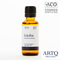 ARTQ ORGANICS オーガニック ホホバ (Jojoba)【100ml】アロマティーク オーガニック認証 植物油 ベジタブ…