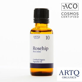 ARTQ ORGANICS オーガニック ローズヒップ (Rosehip)【30ml】アロマティーク オーガニック認証 植物油 ベジタブルオイル キャリアオイル ローズヒップオイル　ローズヒップ油