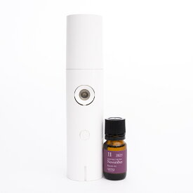 【11月マンスリー 2025 ディフューザーセット】精油5種使用 オーガニック認証 精油ブレンド アロマ 精油 エッセンシャルオイル アロマセラピー ディフューザーセット アロマディフューザー 携帯 コードレス 充電式 水なし 水を使わない USB 抗菌 ARTQ