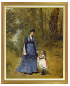 yG MdグzR[ Madame Stumpf and Her Daughter F50 y LoX Y \ʃCeAzG ̔ 50 傫ȊGTCY z l 1303×1047mm  