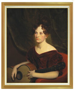 【油絵 直筆仕上げ】クロムウェルインガム コーラリビングストン F50 【油彩 キャンバス 国内生産 表面インテリア】絵画 販売 50号 大きな絵画サイズ 額入り 人物画 1303×1047mm 複製画 送料無