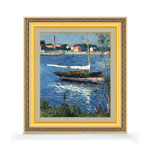 yG MdグzJC{bg Boat Moored on the Seine at Argenteuil F8 yzz G ̔ 8  i 598×524mm   v[g Mtg JXj JƏj ސEj Vzj 