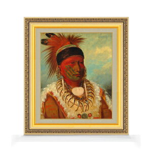 yG MdグzJg The White Cloud, Head Chief of the Iowas F8 yzz G ̔ 8  l 598×524mm   v[g Mtg JXj JƏj ސEj Vzj r