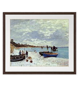 �y���G ���M�d�グ�z�N���[�h�E���l The Beach at Sainte -Adresse �A�[�g�t���[�� �T�C�Y �z����L�F�u���E�� �y���� �z�L�����o�X �������Y�z �G�� �̔� ���i�� 651×541mm ������ ��������