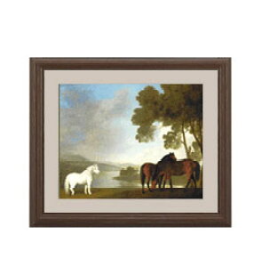 yG MdグzX^bvX Two Bay Mares And A Grey Pony A[gt[ TCY zSFuE y zLoX Yz G ̔ i 321×271mm  