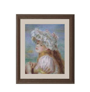 �y���G ���M�d�グ�z���m���[�� ���[�X�̖X�q�̏��� �A�[�g�t���[�� �T�C�Y �z����S�F�u���E�� �y���� �z�L�����o�X �������Y�z �G�� �̔� �l���� 321×271mm ������ �������� (���m�A�[��)