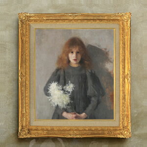 yG Mdグz{YiXJ Girl with Chrysanthemums F10 yzz G ̔ 10  l 671×597mm   v[g Mtg JXj JƏj ސEj Vzj rO 