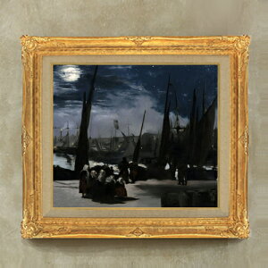 yG MdグzGhDA[E}l Clair de Lune sur le Port de Boulogne F10 yzz G ̔ 10  i 671×597mm   v[g Mtg JXj JƏj ސEj Vz