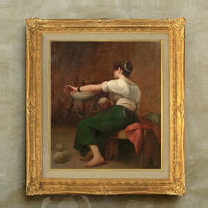 yG Mdグzt@EXg]i Woman Winding Wool F10 yzz G ̔ 10  l 671×597mm   v[g Mtg JXj JƏj ސEj Vzj rO 