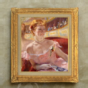 yG MdグzA[EJTbg Woman with a Pearl Necklace in a Loge F10 yzz G ̔ 10  l 671×597mm   v[g Mtg JXj JƏj ސEj Vz