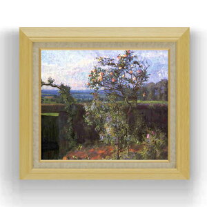 【油絵 直筆仕上げ】カイユボット イエール近郊の風景 F10 【額入り】 絵画 販売 10号 油彩 風景画 675×601mm 複製画 送料無料 プレゼント ギフト 開店祝い 開業祝い 退職祝い 新築祝い リビング