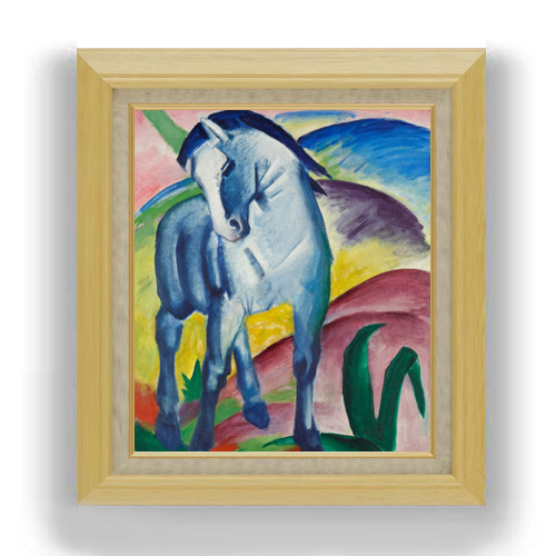 フランツ 【2022春夏新色】 Blue Horse Imarc F10 絵画 豪奢な 販売 10号 油彩 抽象画 送料無料 675×601mm
