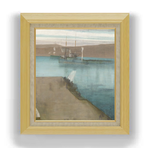 ホイッスラー Valparaiso Harbor 絵画 お歳暮 販売 10号 675×601mm 油彩 抽象画 送料無料 最大98％オフ