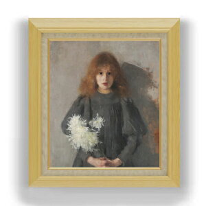 yG Mdグz{YiXJ Girl with Chrysanthemums F10 yzz G ̔ 10  l 675×601mm   v[g Mtg JXj JƏj ސEj Vzj rO 