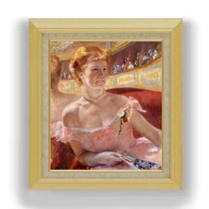 yG MdグzA[EJTbg Woman with a Pearl Necklace in a Loge F10 yzz G ̔ 10  l 675×601mm   v[g Mtg JXj JƏj ސEj Vz