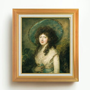 【油絵 直筆仕上げ】トマス・ゲインズバラ キャサリン・タットン F10 【アップグレード額】 絵画 販売 10号 油彩 人物画 677×603mm 複製画 送料無料 プレゼント ギフト 開店祝い 開業祝い 退職