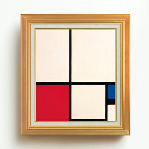 yG Mdグzs[gEhA Composition in Colours Composition No.1 with Red and Blue F10 yAbvO[hzz G ̔ 10  ۉ 677×603mm  