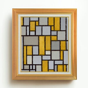 yG Mdグzs[gEhA Composition with Grid #1 F10 yAbvO[hzz G ̔ 10  ۉ 677×603mm   v[g Mtg JXj JƏj ސEj 