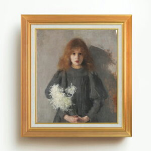 yG Mdグz{YiXJ Girl with Chrysanthemums F10 yAbvO[hzz G ̔ 10  l 677×603mm   v[g Mtg JXj JƏj ސEj Vzj 