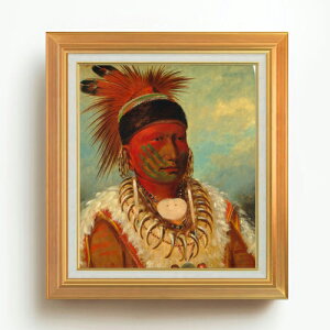 yG MdグzJg The White Cloud, Head Chief of the Iowas F10 yAbvO[hzz G ̔ 10  l 677×603mm   v[g Mtg JXj JƏj ސEj V