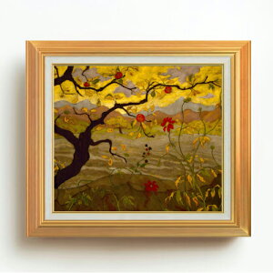 �y���G ���M�d�グ�z�|�[���E�����\�� Apple Tree with Red Fruit F10 �y�A�b�v�O���[�h�z�z �G�� �̔� 10�� ���� ���i�� 677×603mm ������ �������� �v���[���g �M�t�g �J�X�j�� �J�Əj�� �ސE�j�� �V�z