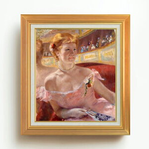 yG MdグzA[EJTbg Woman with a Pearl Necklace in a Loge F10 yAbvO[hzz G ̔ 10  l 677×603mm   v[g Mtg JXj JƏj 
