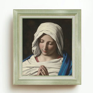 �y���G ���M�d�グ�z�T�����B Madonna in prayer F10 �y�A�b�v�O���[�h�z�z �G�� �̔� 10�� ���� �l���� 677×603mm ������ �������� �v���[���g �M�t�g �J�X�j�� �J�Əj�� �ސE�j�� �V�z�j�� ���r���O 
