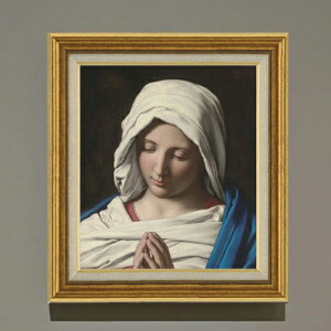 �y���G ���M�d�グ�z�T�����B Madonna in prayer F10 �y�A�b�v�O���[�h�z�z �G�� �̔� 10�� ���� �l���� 681×607mm ������ �������� �v���[���g �M�t�g �J�X�j�� �J�Əj�� �ސE�j�� �V�z�j�� ���r���O 