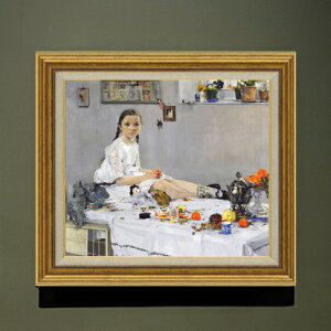 �y���G ���M�d�グ�z�t�F�[�V�� Portrait of Varya Adoratskaya F10 �y�A�b�v�O���[�h�z�z �G�� �̔� 10�� ���� �l���� 681×607mm ������ �������� �v���[���g �M�t�g �J�X�j�� �J�Əj�� �ސE�j�� �V�z�j