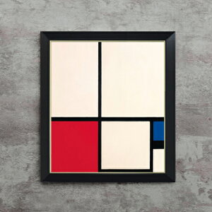 yG Mdグzs[gEhA Composition in Colours Composition No.1 with Red and Blue F10 yVvt[z G ̔ 10  ۉ 560×485mm  