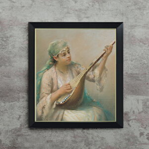 yG Mdグzt@EXg]i Woman Playing a String Instrument F10 yVvt[z G ̔ 10  l 560×485mm   v[g Mtg JXj JƏj ސEj