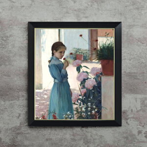 yG MdグzVj[ The girl with carnation F10 yVvt[z G ̔ 10  l 560×485mm   v[g Mtg JXj JƏj ސEj Vzj 