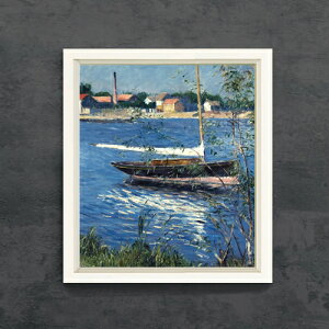 �y���G ���M�d�グ�z�J�C���{�b�g Boat Moored on the Seine at Argenteuil F10 �y�V���v���t���[���z �G�� �̔� 10�� ���� ���i�� 560×485mm ������ �������� �v���[���g �M�t�g �J�X�j�� �J�Əj�� �ސE�j��