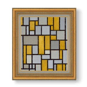yG Mdグzs[gEhA Composition with Grid #1 F10 yzz G ̔ 10  ۉ 677×603mm   v[g Mtg JXj JƏj ސEj Vzj 