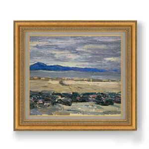 【油絵 直筆仕上げ】ワシリー・カンディンスキー Tunis, Kstenlandschaft 2 F10 【額入り】 絵画 販売 10号 油彩 抽象画 677×603mm 複製画 送料無料 プレゼント ギフト 開店祝い 開業祝い 退職祝い 新築