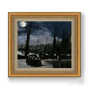 yG MdグzGhDA[E}l Clair de Lune sur le Port de Boulogne F10 yzz G ̔ 10  i 677×603mm   v[g Mtg JXj JƏj ސEj Vz