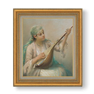 yG Mdグzt@EXg]i Woman Playing a String Instrument F10 yzz G ̔ 10  l 677×603mm   v[g Mtg JXj JƏj ސEj Vzj 