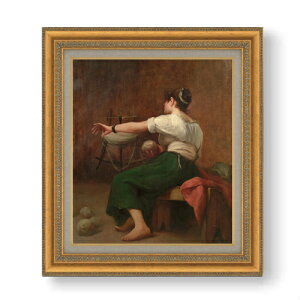 yG Mdグzt@EXg]i Woman Winding Wool F10 yzz G ̔ 10  l 677×603mm   v[g Mtg JXj JƏj ސEj Vzj rO 